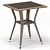 Плетеный стол из искусственного ротанга T25-W56-50x50 Light brown